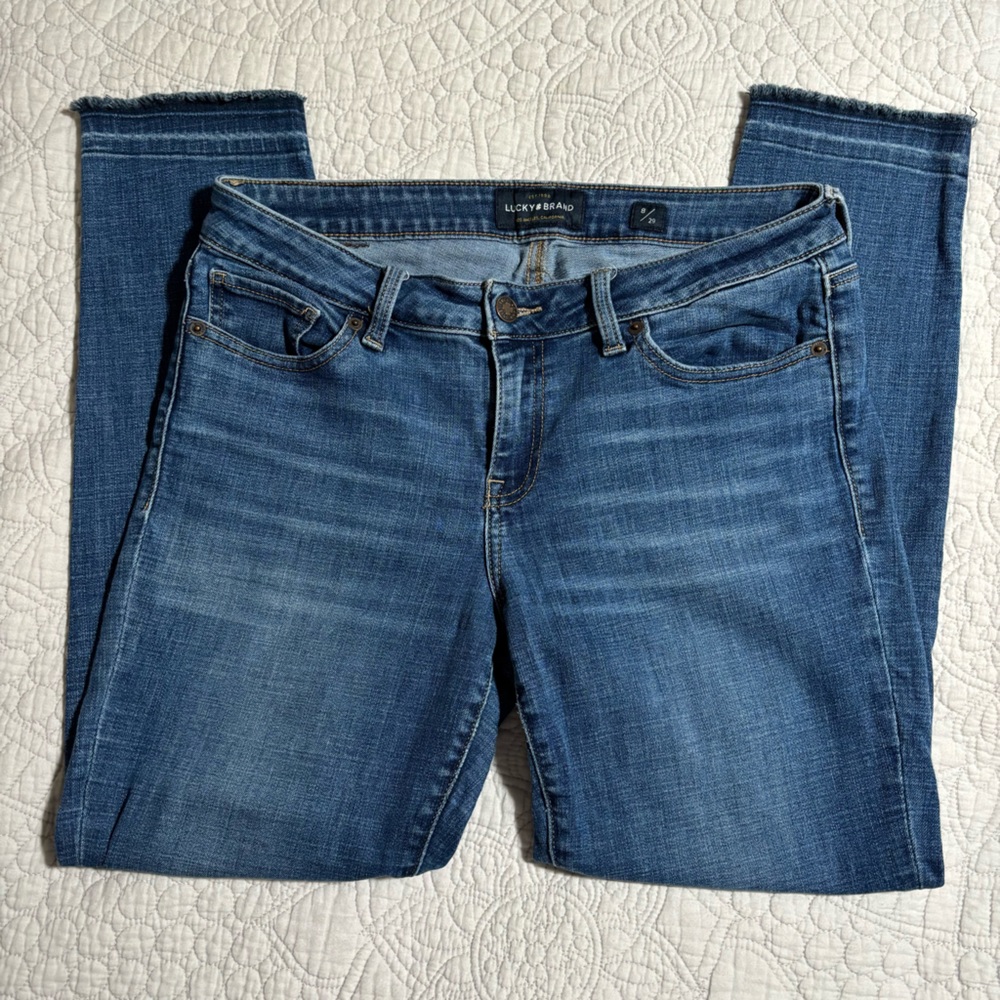 Lucky Brand Lolita Crop Blue Jeans Size 8/29